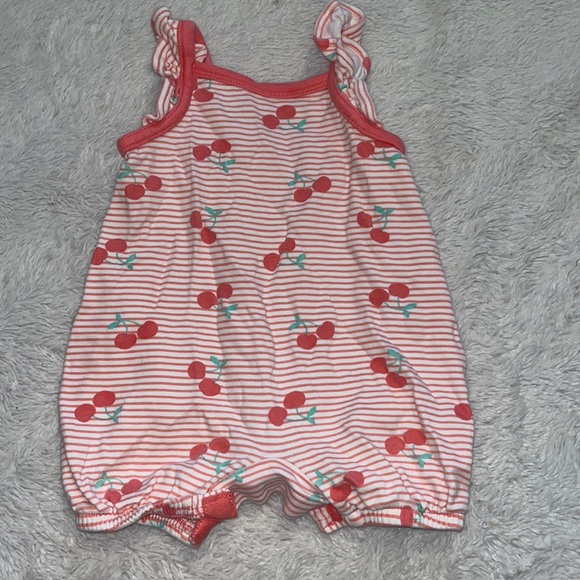 5/$20 🍒Baby, Rococo 3mo, cute cherry pattern romper - Picture 1 of 5